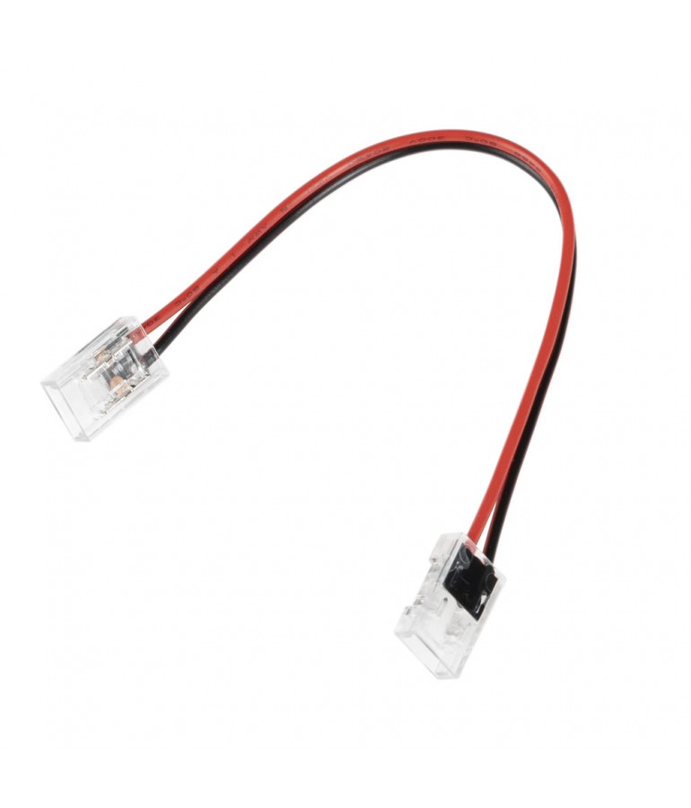 Conector union con Cable Para Tira Led 220V 12Mm Out 10Mm In 2Pin