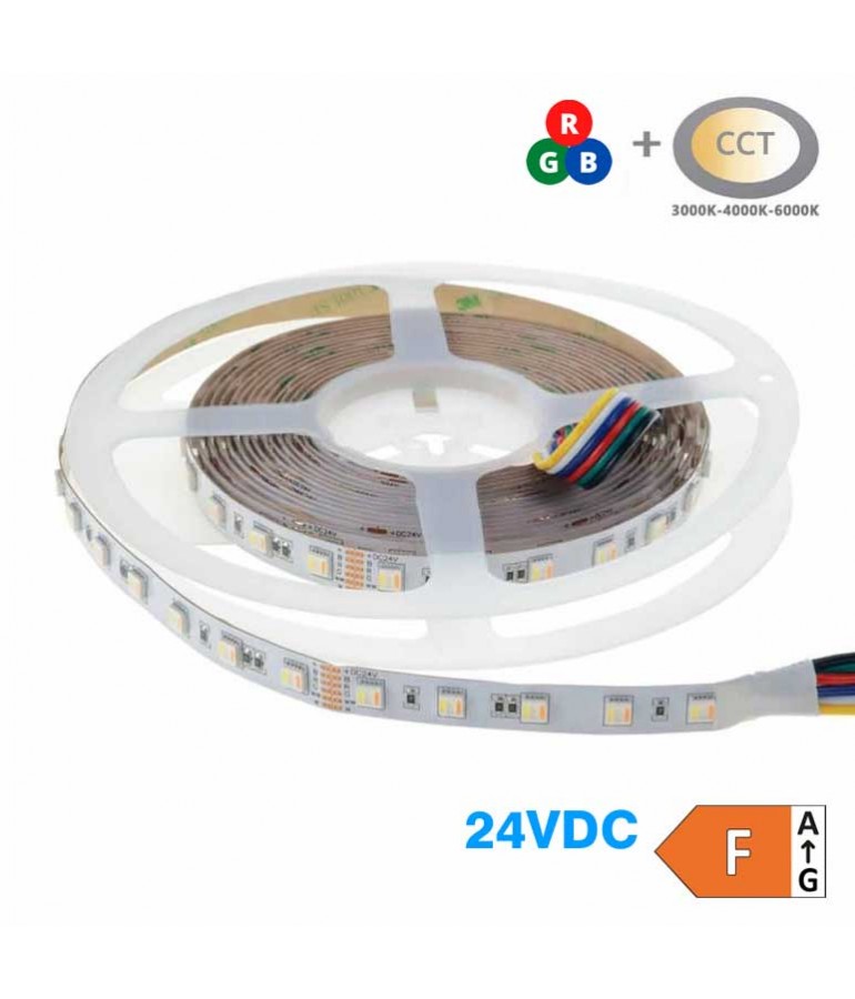 Comprar Tira LED RGB 12V 1600lm - 30 Led por Metro - Control Remoto -  Longitud 3m