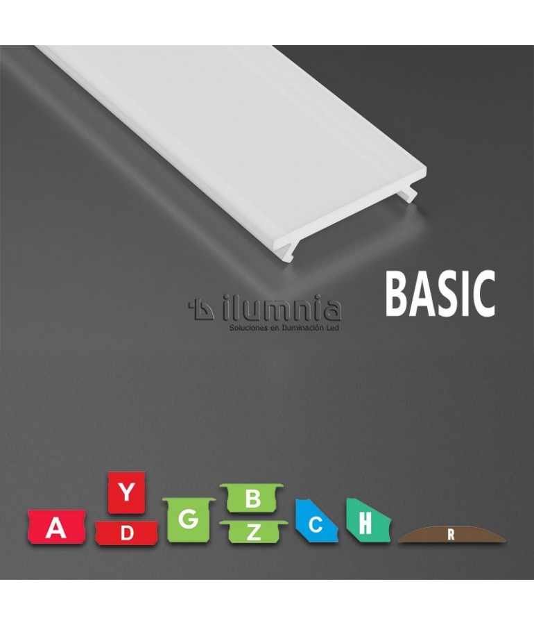 Perfil de Aluminio para LEDs con Difusor Opal: Descripción y Usos
