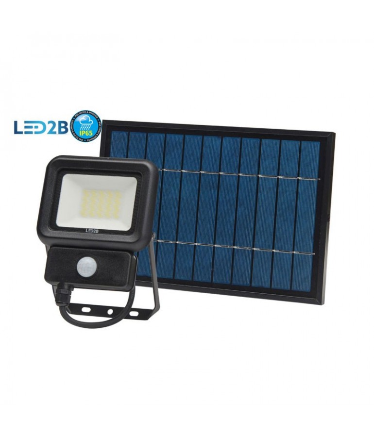Foco Proyector Solar Led 20w IP65 Sensor de movimiento