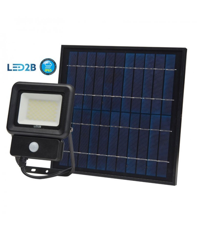 Foco Solar Led Con Sensor De Movimiento Para Exterior