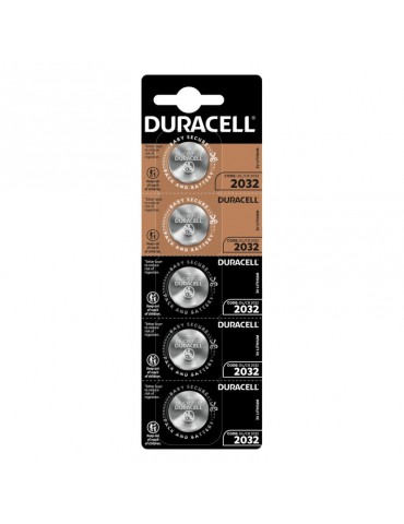 DURACELL Pila botón Duracell Cr2032 tira x 5 Unidades